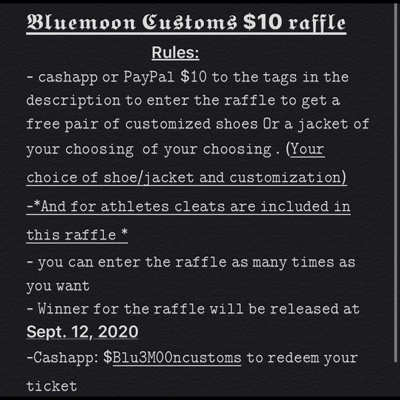 Raffle tickets - Picture 1 of 2